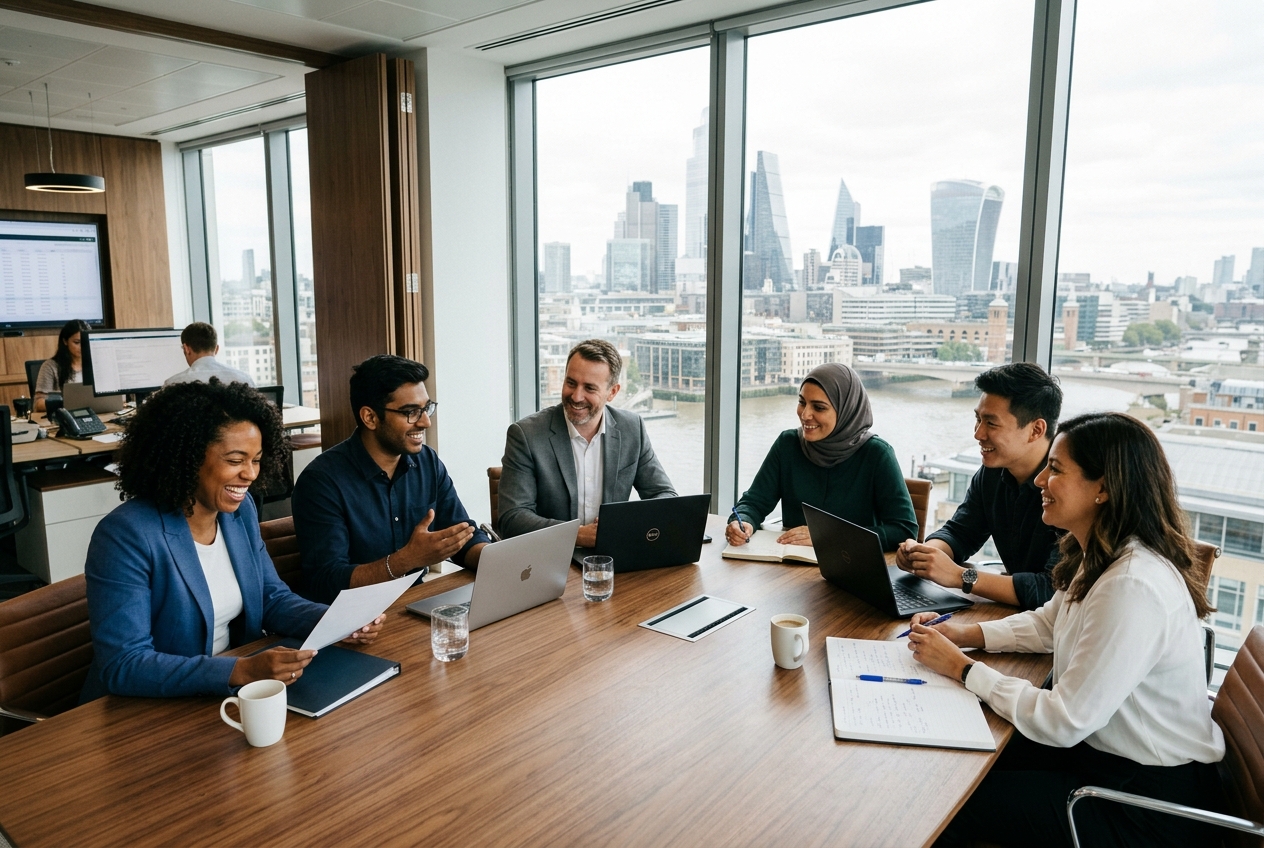 London headquarters team